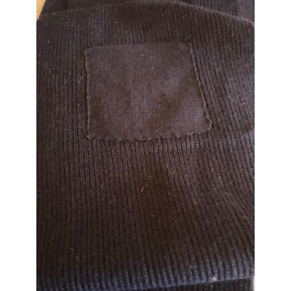 Crew Cuts Blue Knit Scarf Muffler Skull Crossbones Stitch One Size - Picture 4 of 6